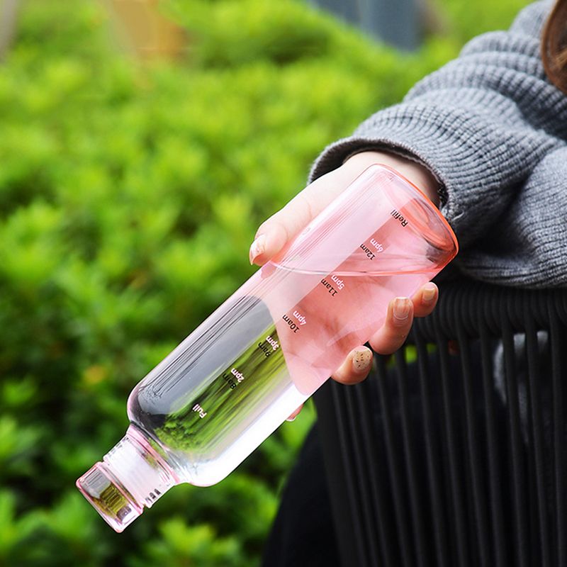 Botella de Vidrio Trasparente