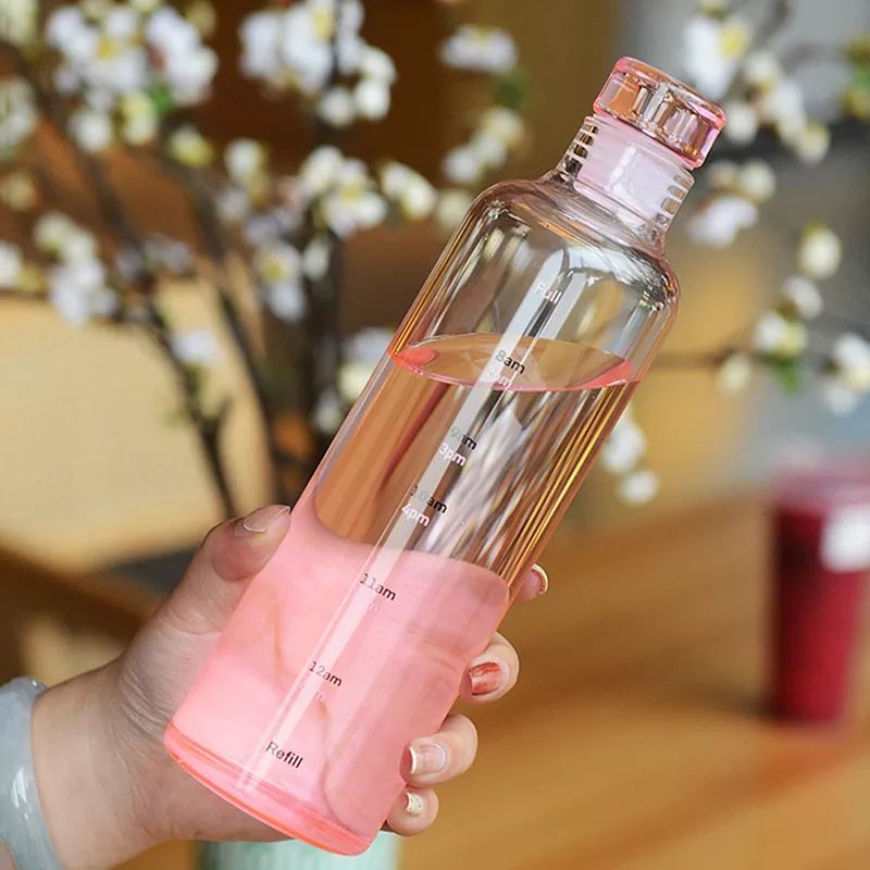 Botella de Vidrio Trasparente
