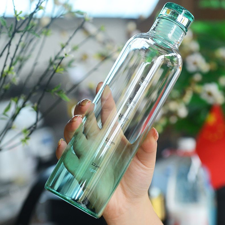 Botella de Vidrio Trasparente