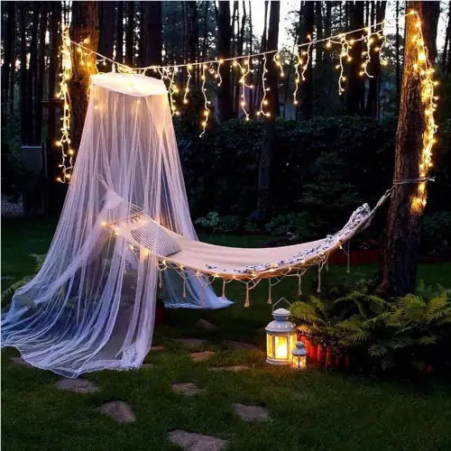 Cascada de Luz Cálida Led