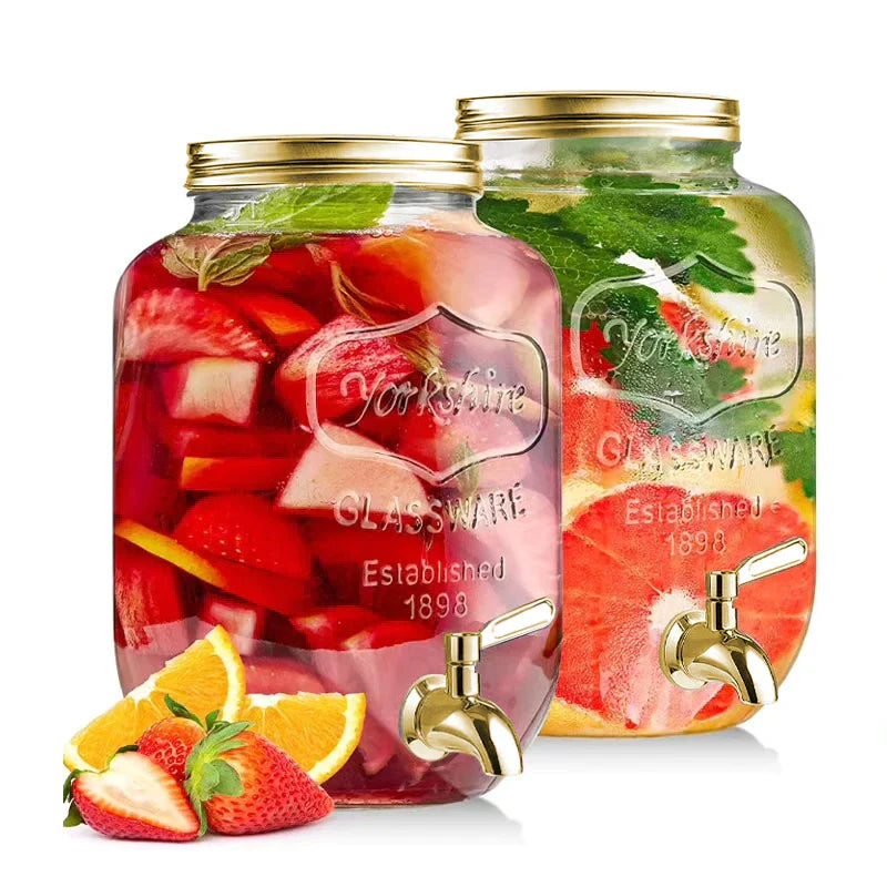 Dispensador de Bebidas de Vidrio