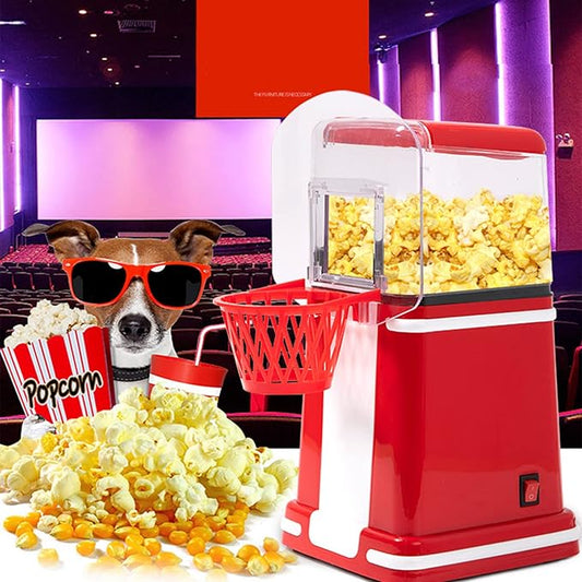 Máquina Eléctrica Para Hacer Palomitas de Maíz Con Aire Caliente, Aro De Baloncesto, Máquina Automática De Palomitas De Maíz