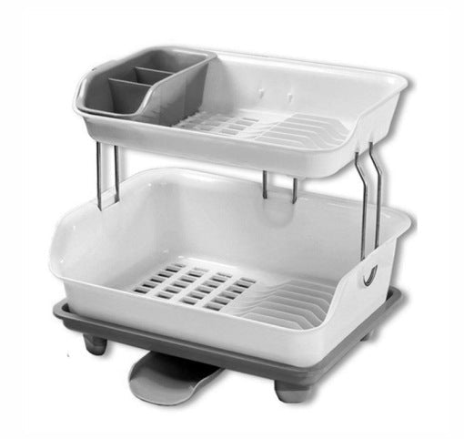 Escurridor de platos Plástico de 2 Niveles