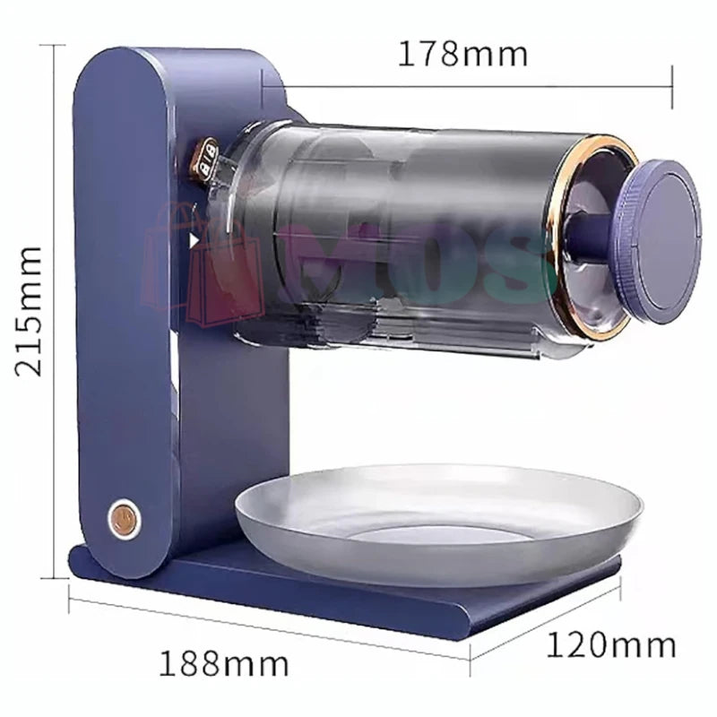 Máquina de Nieve Estilo Asiático, Portátil y Recargable para el Hogar con 4 Moldes de Silicona para Postres y Delicias Congeladas