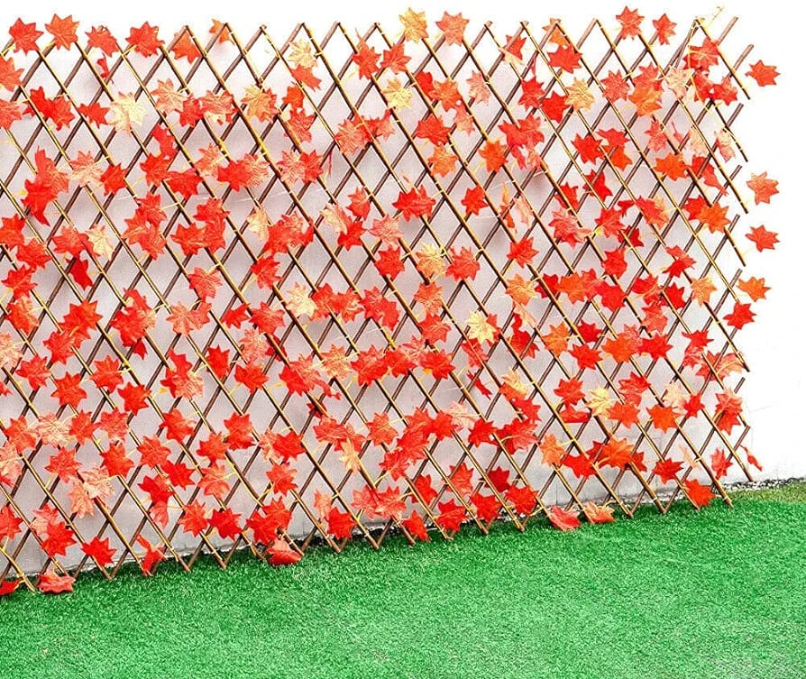 Valla Extensible de Hojas de Otoño
