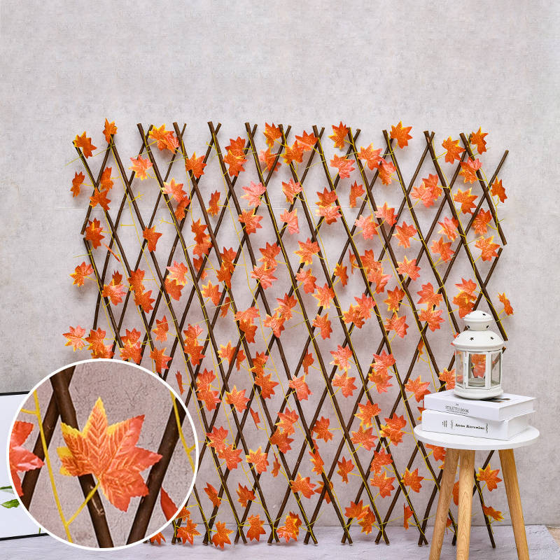 Valla Extensible de Hojas de Otoño