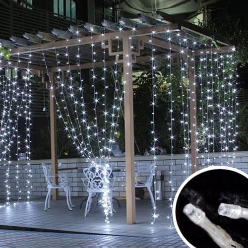 Cortina Led Blanca para Eventos - 3x2 Metros